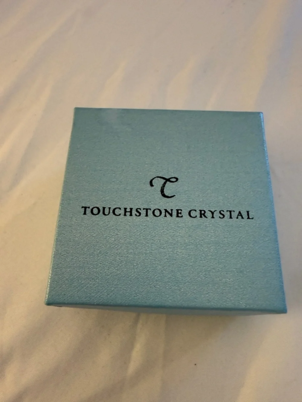 Touchstone Crystal Retired Silver Black and Crystal Floral Earrings